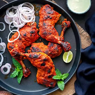 Tandoori Chicken Leg Platter