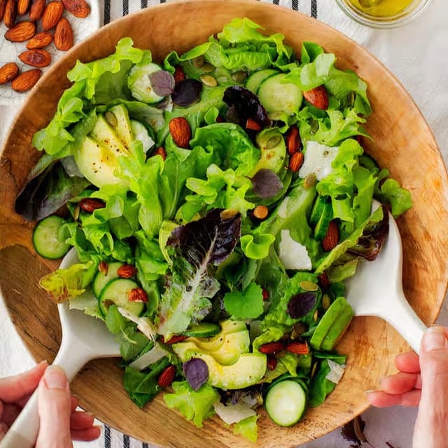 Fresh Green Salad.